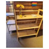 Folding Book Case 3-tier 28" x 11 1/2" x 37"