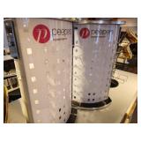 Lot of (2) Sunglass Retail Display Rack 16" x 8" x 27"
