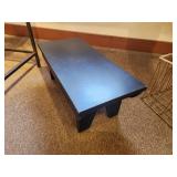 Painted Wood Display Stool / Bench 17" x 8" x 6 1/2"