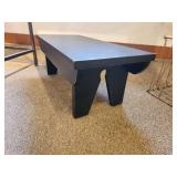 Painted Wood Display Stool / Bench 17" x 8" x 6 1/2"