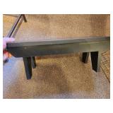 Painted Wood Display Stool / Bench 17" x 8" x 6 1/2"