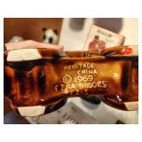 Lot of (2) Whisky Decanters - 1969 Erza Brooks Overland Express Stage Coach, 1977 Old Commonwealth Kentucky Thoroughbred Race Horse and Foal