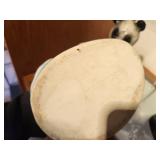 Lot of (2) Whisky Decanters - 1973 Jim Beam Tiffany Poodle, 1972 Erza Brooks Panda Bear by Heritage China