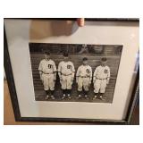 Minneapolis Baseball Players 1926 Framed Contemporary Print of Original Turn of the Century Image from the Minnesota Historical Society Archive 21" x 18"