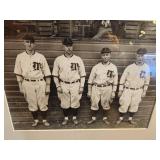Minneapolis Baseball Players 1926 Framed Contemporary Print of Original Turn of the Century Image from the Minnesota Historical Society Archive 21" x 18"