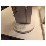 Lot of (2) Painted Wood Display Stand 14"x15"x21", 7"Dx20"