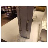 Lot of (2) Painted Wood Display Stand 14"x15"x21", 7"Dx20"