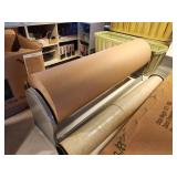 Paper Roll Dispenser and Cutter with (2) Full Rolls of Paper + One Partial Roll
