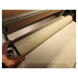 Paper Roll Dispenser and Cutter with (2) Full Rolls of Paper + One Partial Roll