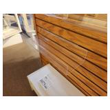 Lot of (30) Acrylic Slat Wall Shelves