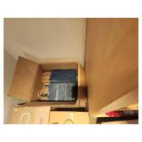 Lot of (230) Kraft Paper Gift Bags 5 1/2" x 3 1/4" x 8-3/8"