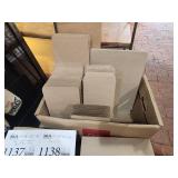 Lot of (75) Kraft Paper Gift Box with Tuck-Top 6" x 6" x 4"