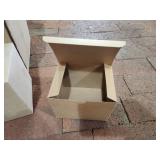 Lot of (11) Kraft Paper Gift Box with Tuck-Top 6" x 4 1/2" x 4 1/2"