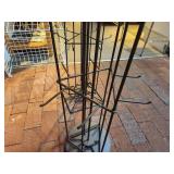 Heavy Duty Oil Cloth - Red with Flower Print 8