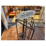 Heavy Duty Oil Cloth - Red with Flower Print 8