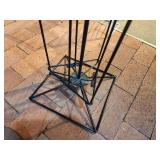 Heavy Duty Oil Cloth - Red with Flower Print 8