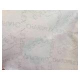 Lot of (2) Metal Wire Rotating Display Racks 32" x 8"