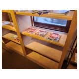 Lot of (2) Custom Made Solid Maple Wood Book Cases with (5) Adjustable Shelves 35" x 17" x 6