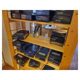 Natural Pine Wood Storage / Display Rack 7-shelf 35" x 14" x 69 1/2"