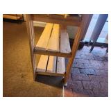 Natural Pine Wood Storage / Display Rack 7-shelf 35" x 14" x 69 1/2"