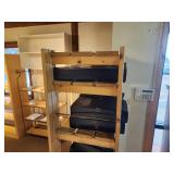 Natural Pine Wood Storage / Display Rack 7-shelf 35" x 14" x 69 1/2"