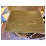 Lot of (2) Wooden Book Cases 3-shelf 14" x 10" x 42"