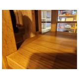 Custom Made Solid Oak Wood Display Shelf 8-shelf 4