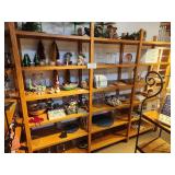 Custom Made Solid Oak Wood Display Shelf 5-shelf 8