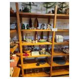 Custom Made Solid Oak Wood Display Shelf 5-shelf 8