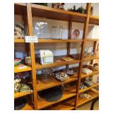 Custom Made Solid Oak Wood Display Shelf 5-shelf 8