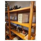 Custom Made Solid Oak Wood Display Shelf 5-shelf 8