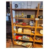 Custom Made Solid Oak Wood Display Shelf 5-shelf 8