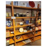 Custom Made Solid Oak Wood Display Shelf 5-shelf 8