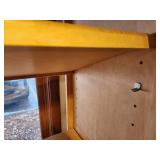 Lot of (2) Custom Made Solid Maple Wood Book Cases with (5) Adjustable Shelves 35" x 17" x 6