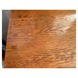 Antique Oak Highboy Chest of Drawers with Mirror