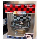 Dale Earnhardt Sr. Metal Can and 3 Ornaments