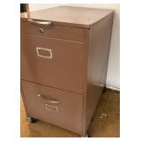 Rolling Metal File Cabinet