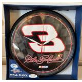 Dale Earnhardt Sr Battery Powered #3 NASCAR Wall Clock