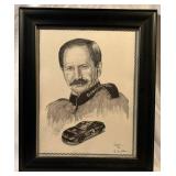 Framed Print of Dale Earnhardt Sr.
