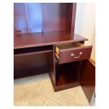 Sauder Executive Desk with Hutch