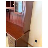 Sauder Executive Desk with Hutch
