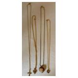 Lot of 4 Costume Jewelry Necklaces