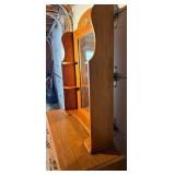 Six Drawer Dresser with Removable Mirrored Hutch Top