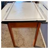 Vintage Enamel Top Kitchen Table