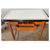 Vintage Enamel Top Kitchen Table