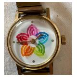 Vintage Le Jour Time Co. "Color Wheel" Wristwatch