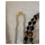 Lot of 3 Costume Jewelry Necklaces