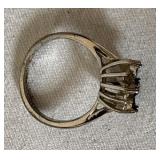 Three Vintage Costume Jewelry Rings