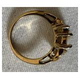 Three Vintage Costume Jewelry Rings