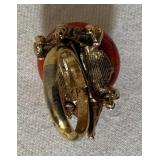 Lot of 4 Vintage Costume Jewelry Rings